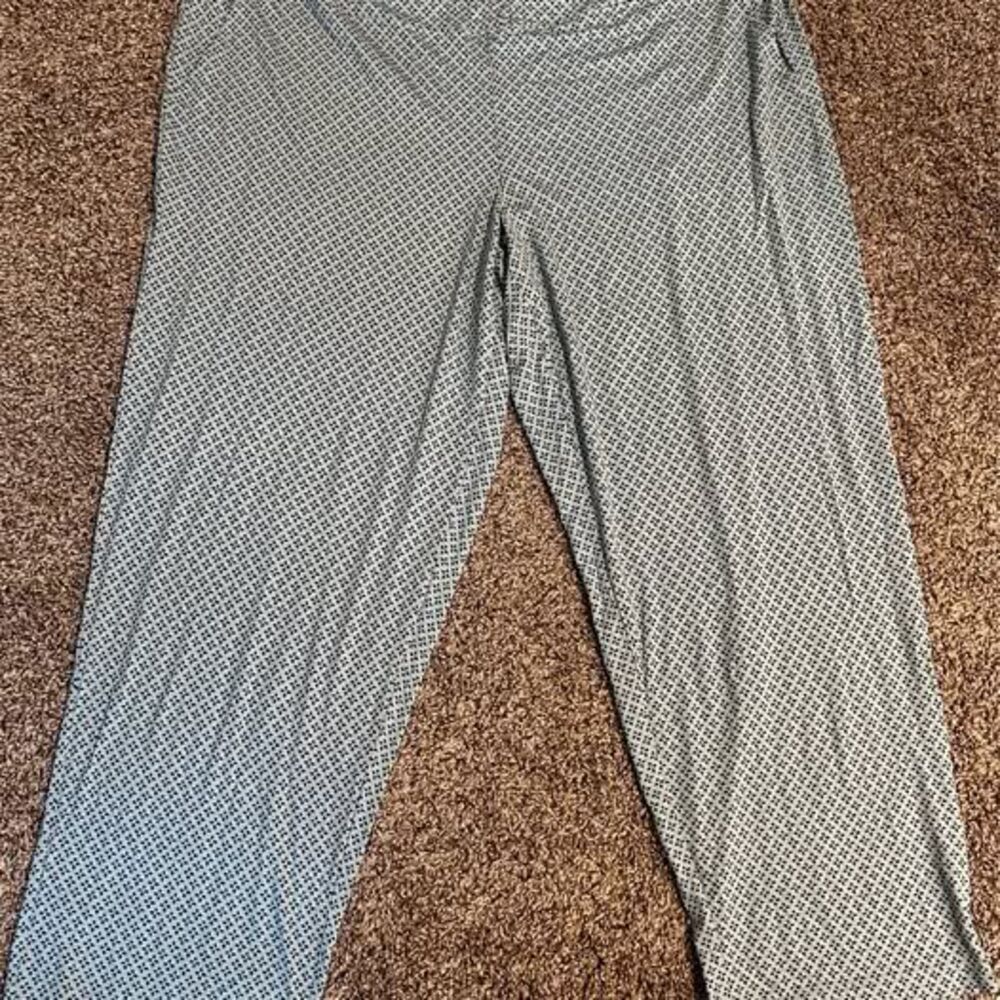 Alfani Geometric Print Wide Leg Pants
